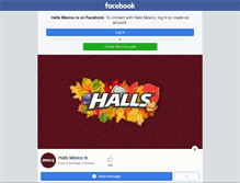 Tablet Screenshot of halls.com.mx